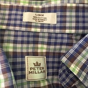 Peter Millar Mens Large Shirt